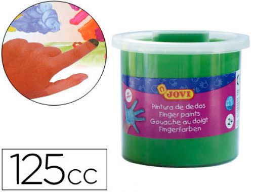 Estojo jovi pintura a dedos 125 ml verde opaco , Jovi , 16453 , 8412027029018